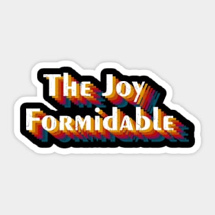 retro vintage The Joy Formidable Sticker